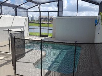 Private Heated Pool w/security fence