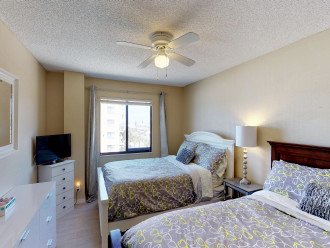 2nd bedroom with 2 full beds , updated furniture and amazing new mattresses!