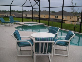 Private pool deck