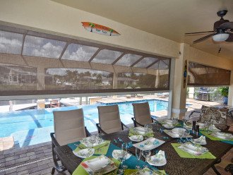 Caribbean Island Dolphin View:4Suites,5ZoneA/C-54 ft Pool/Spa,Dock 2min.to River #11