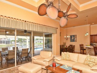 Caribbean Island Dolphin View:4Suites,5ZoneA/C-54 ft Pool/Spa,Dock 2min.to River #26