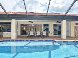 Caribbean Island Dolphin View:4Suites,5ZoneA/C-54 ft Pool/Spa,Dock 2min.to River #8