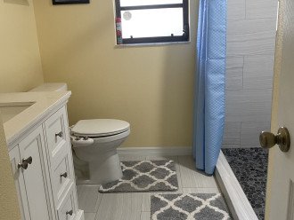 Second bathroom with shower