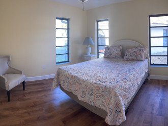 second bedroom with queen bed