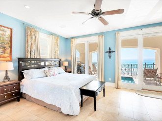 1st Floor Master King Suite with Balcony/Pool Access. * Shared Bath in the room*