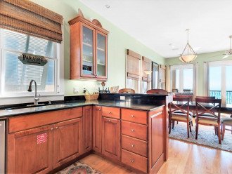 Updated Kitchen with granite tops, Stainless appliances and ample storage space