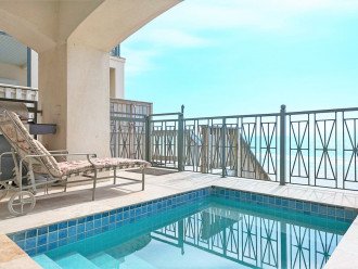 Enjoy the sun from your own private pool deck or take the stairs and enjoy!