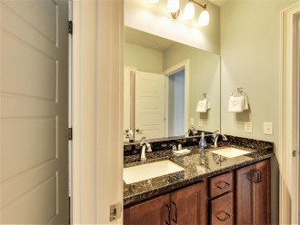 Second Floor Jack and Jill Bathroom with Double Vanity