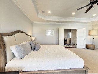 Third Floor Master King Suite with Sitting Area and Private Balcony