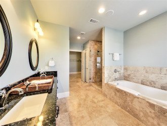 Master Suite Bath with Double Vanity, Walk-In Closet, Garden Tub and Shower