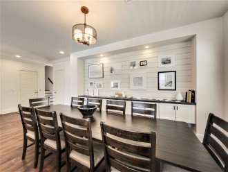 Beautiful Shiplap Wall in the Formal Dining Room Area