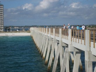 Enjoy Fishing from the Longest Pier on the Gulf of Mexico, only 4/10 mile away