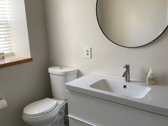 Upstair freshly renovated bathroom