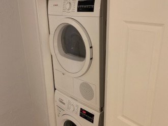 Brrand new Bosch stackable washer dryer