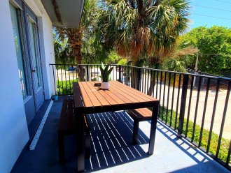 Enjoy the fresh air from your private balcony. Beach is just across the street!