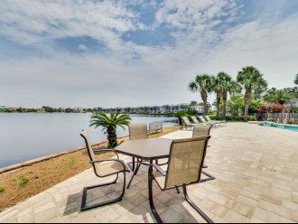 Morning Views on Point, Enjoy this Spacious Pool Deck and Four Prong Lake