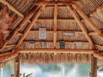 There is something special about sitting under a Tiki Hut! You will love it!