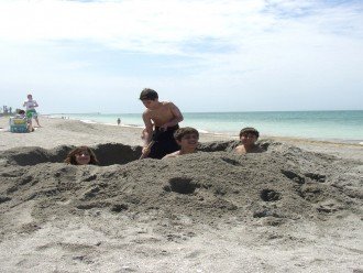 Kids Having Fun on Our Beachfront
