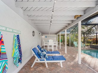 Lower Lanai with Covered Dining and Comfy Lounge Chairs