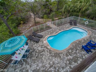 Private Heated Pool and Backyard Deck