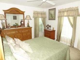 Marvelously decorated and full furnish secant bedroom with large closet