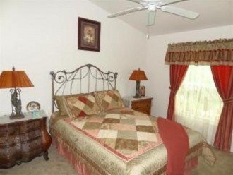 Elegantly decorated and fully furnish third bedroom with large closet