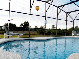 Pool with Hot Air Balloon