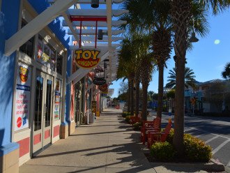 Take a stroll through Pier Park right across the street from Calypso.