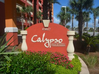 Main Entrance to Calypso Resort.