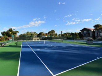 Tennis courts.