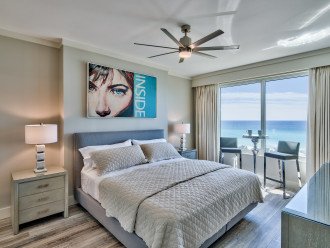 Master bedroom with a Gulf View!