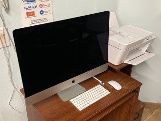 iMac and printer