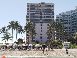 Hotel Back View from Beach