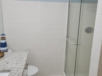 Guest Bathroom Entrance w/Walk in Shower
