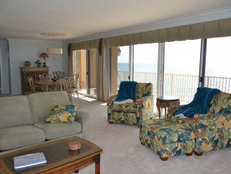 Living Room & Dining Room with fantastic views!