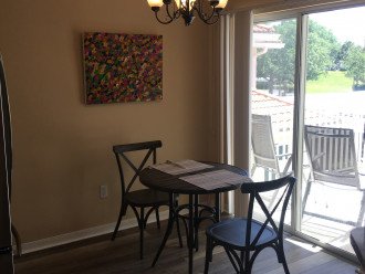 French Bistro Table with access to Southern Lanai!
