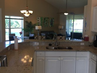 Kitchen with view to Dining Room and Great Room