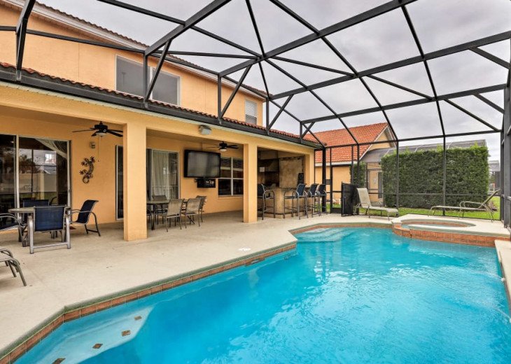 Luxury Villa, 6 Bdrooms 6 Bth, Outdoor Kitchen, 65" Poolside TV, Close to Disney #1