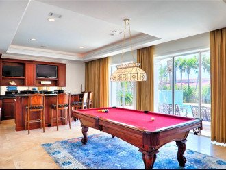 1st Floor Game Room With Wet Bar Near Pool Area
