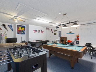 Relax in the games room after a busy day in the parks