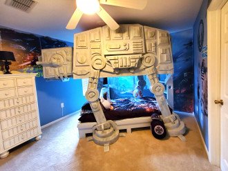 Star Wars Themed Bedroom Suite with AT-AT Bunk Bed