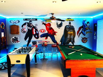 Super Hero Games Room