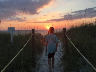 Walk Back Out Every Evening to Enjoy the Fabulous Cape San Blas Sunsets