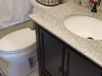 Granite bathroom counter
