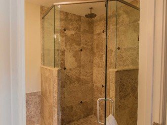 Walk in Glass Tile Shower SOOTHING