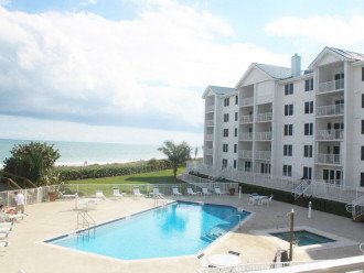 Beachfront Condo with large terrace overlooking ocean and pool #1