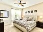 The second of three bedrooms with a King size bed and ensuite bathroom