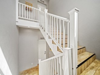 Convenient Access with a Combination of Stairs and an Elevator