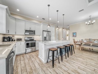Kitchen with a Central Island and Top-Notch Appliances