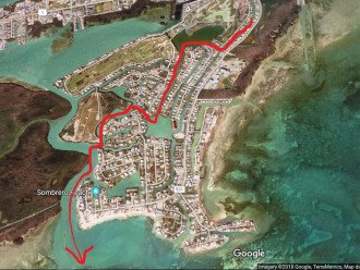 Follow this path to open water - less than 15 minutes!
